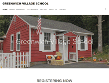 Tablet Screenshot of greenwichvillageschool.com